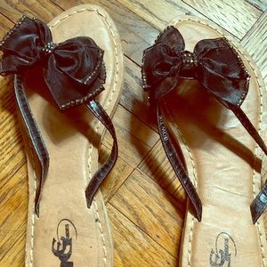 Black Bow Tie Size 9